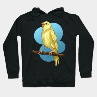 Singing Yellow Canary Bird Hoodie